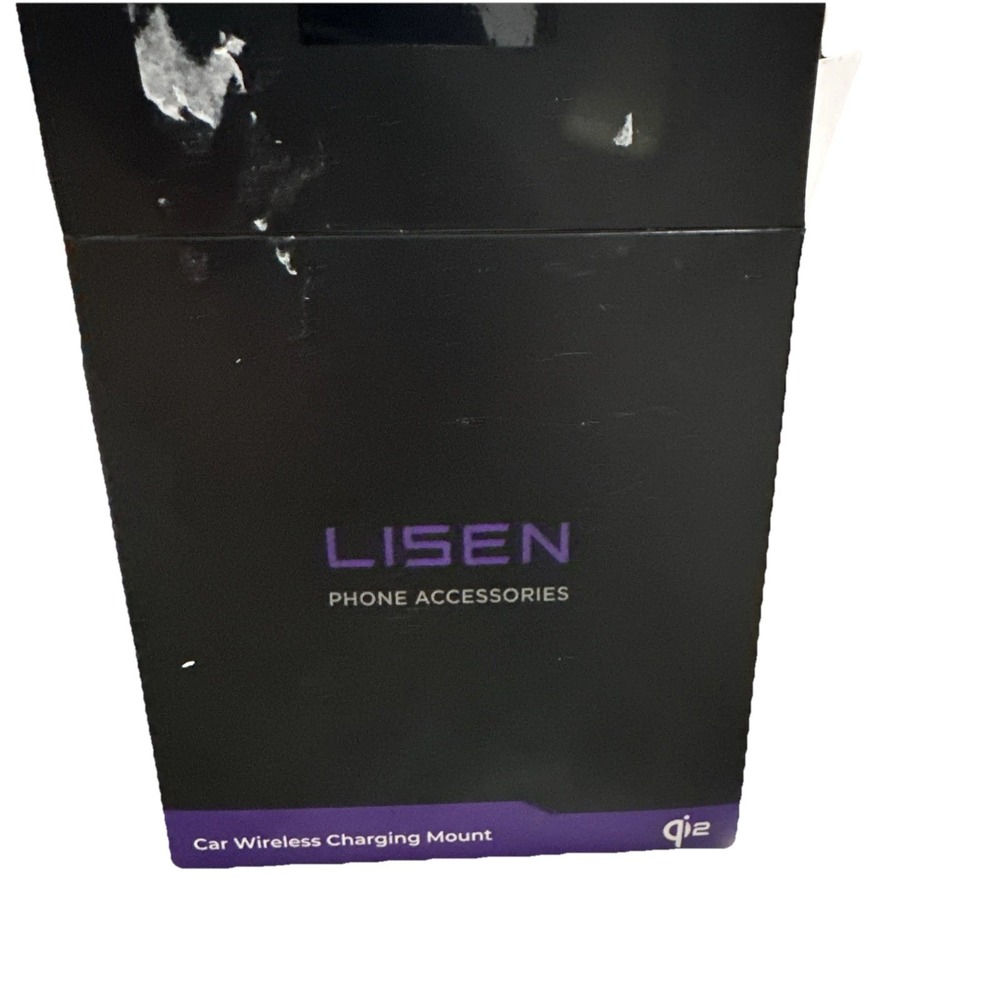 LISEN W119 Qi2 15W Car Wireless Charging Mount Round MagSafe Style Open Box